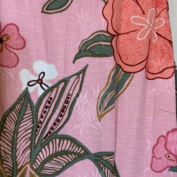 Iolani Hawaiian Bold Floral Printed Sleeveless Maxi Dress, L - Picture 8 of 10